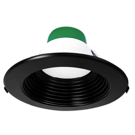 Westgate Power and CCT Adjustable Commercial Recess Light + Ring Set, Black Trim, 10 inch CRLE10-TRM-BK